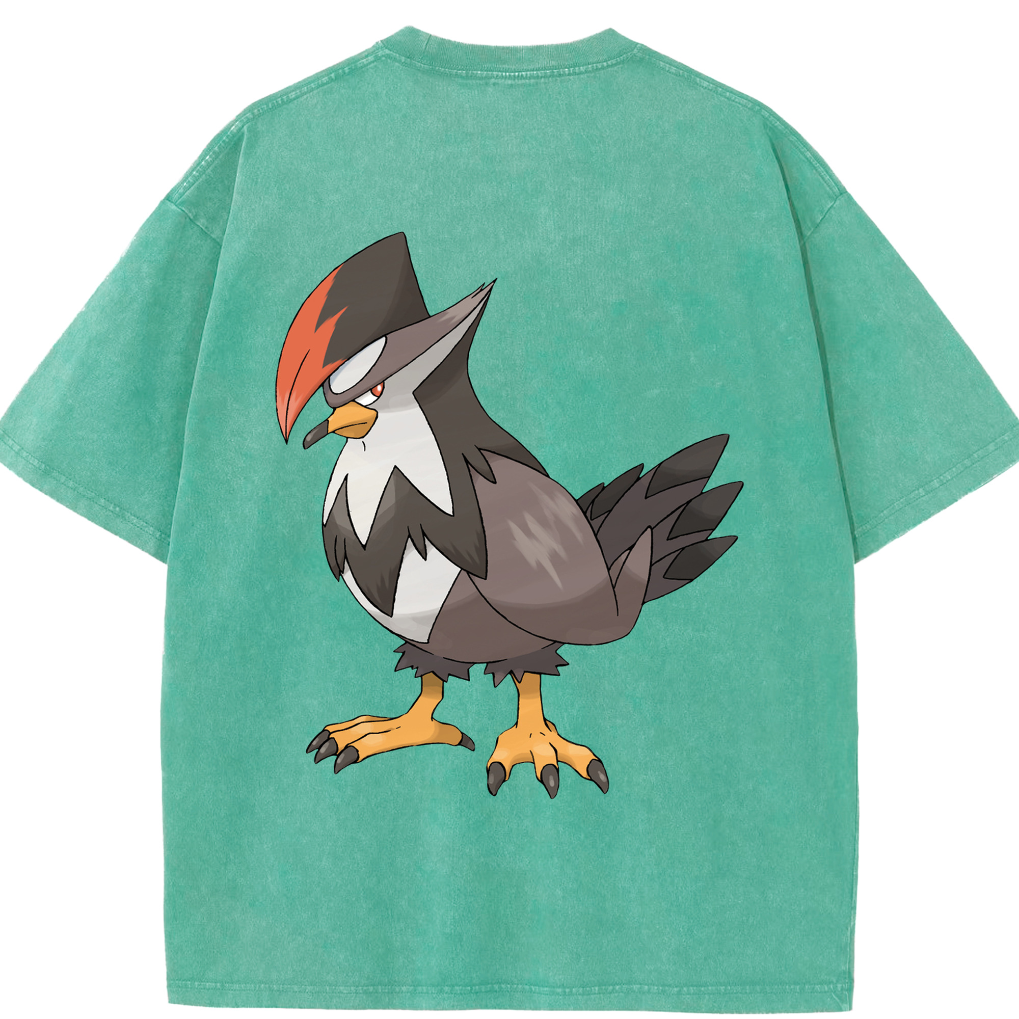 （画像用） ポケットモンスター Pokémon 綿100% ヴィンテージ風 半袖Tシャツ（背面プリント）